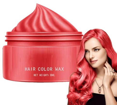 Farbiges Haarwachs - 30ml Temporäre Farbwachs,Waschbare Stylingcreme Für Damen Herren Jugendliche Kinder Party Club Cosplay Halloween