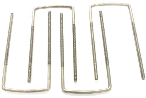 Fiamma Carry Bike U-Bracket Kit M6 (Pack of 4) 98656-353, Black