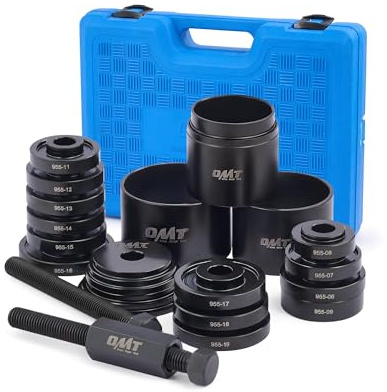 Orion Motor Tech Wheel Bearing Press Kit, 24pc Wheel Bearing Removal Kit and Puller Set with Sliding Screws, Universal Bearing Press Tool for Front Wheel Drive Installation
