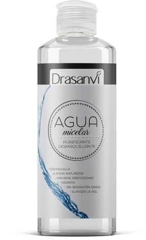 DRASANVI AGUA MICELAR PURIFICANTE - Rica en minerales y oligoelementos - VEGANO - SIN GLUTEN - 250ml