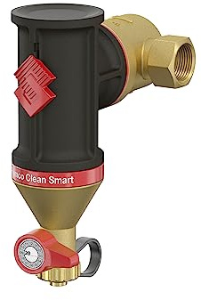 Flamco Clean Smart G 3/4 F Magnet Schlammabscheider aus Messing für Heizungs- und Kühlungsanlagen - 30021