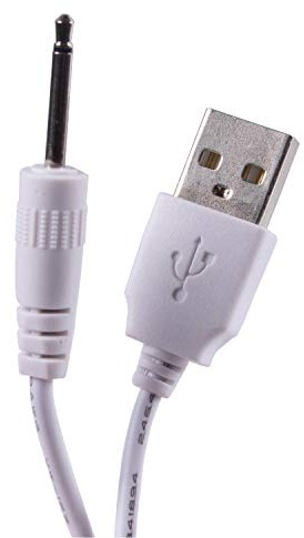 Câble de charge USB vers prise jack 2,5 mm CC avec adaptateur 2 pôles 18 mm pour appareil électronique