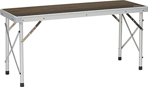 Berger | Banc de Camping Livenza | Banc de Jardin Petit Banc en Bois | Salon de Jardin Exterieur | Meuble Camping Banc Exterieur Jardin | Banc Bois Banc Pliant | Bois Foncé