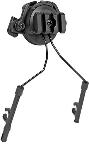 BESPORTBLE Helmadapter-Satz Für Kopfhörer Mit Führungsschiene Abnehmbarer Ohrmuschel-Halterung Kompatibel Mit Helm-führungsschienen Inklusive Montageanleitung