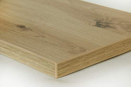 Schreibtischplatte 170x80 aus Holz DIY Schreibtisch direkt vom Hersteller vielseitig einsetzbar - Tischplatte Arbeitsplatte Werkbankplatte mit 125kg Belastbarkeit & Kratzfestigkeit - Lion Eiche