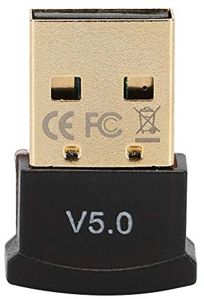 Récepteur Bluetooth 5.0, émetteur et récepteur audio sans fil portables et légers, adaptateur audio stéréo USB sans fil émetteur double mode Accepter pour PC TV (noir)
