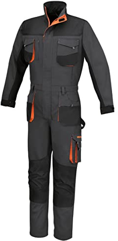Beta - Beta 7865g, Tuta da Lavoro Uomo Leggera, Design e vestibilità, Tuta da Lavoro Multitasche con Chiusura Frontale con Zip Doppio Cursore, Coperta da Patella con Chiusura a Strappo Uomo