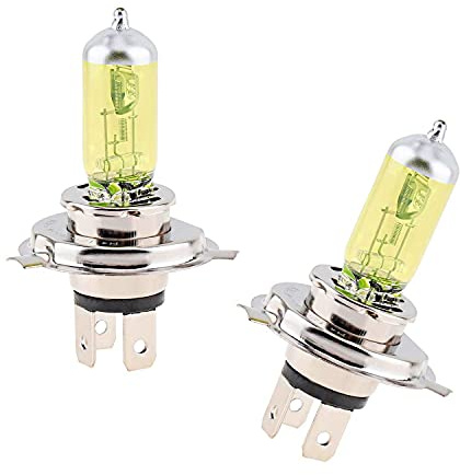 2x Golden Vision H4 100/90W 12V P43t Original Jurmann Trade Gelb 3000K Halogen Ersatz PKW Lampe