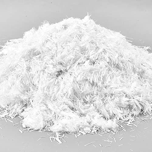 2 kg de fibre de verre pour ciment, mortier, béton, fibre de verre, anti-fissures, renforcement en fibre de verre, anti-infiltration, pour réparation, mur, maison, sol, jardin