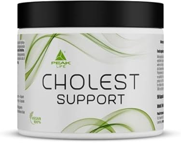 PEAK Cholest Support - 90 Kapseln I 15 Portionen I zur Cholesterin-Wert Unterstützung I mit Citrus Bergamot, Olivenblatt Extrakt, Beta – Sitosterol, Vitamin B5 I vegan