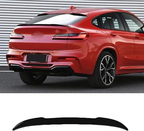QCHIAN Auto Spoiler Posteriore per BMW X4 G02 2019-2021 X4 M, Aletta Posteriore per Auto, Spoiler a Labbro del Bagagliaio Posteriore, Tetto del Lunotto Alettone Accessori