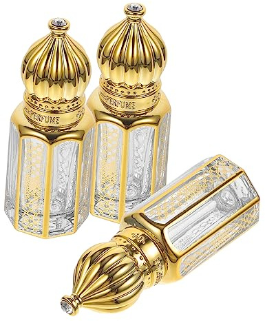POPETPOP Botellas Vacías Para Aceite Esencial 3 Unidades 6 Ml Protección Uv y Tapa De Seguridad Para Aromaterapia y Uso En Exteriores