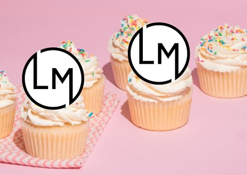edible 20 x 5cm YOUR LOGO/PHOTO Personalised cupcake toppers UNCUT Company/business logo/ .. (WAFER CARD)