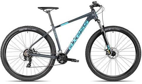 Axess Sandee Mountainbike | MTB-Hardtail | 14-Gang Schaltung | Mechanische Scheibenbremsen, Farbe:Grey, Rahmengröße:21 Zoll, Laufradgröße:29 Zoll