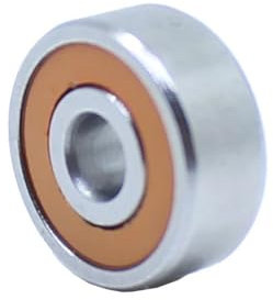 CAMCHJVVM SR168 2RS Zoll Lager 1/4 x3/8 x1/8 ABEC-7 Edelstahl Hybrid Keramik Lager Dry Ozean Angelrollen Kugellager R168RS