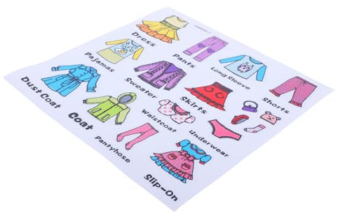 JOINPAYA 1blatt Kleidung Beschriftungsaufkleber Abnehmbare Etiketten Für Schrankorganisation Selbstklebend Für Wäschekörbe Und Kleidungssortierung