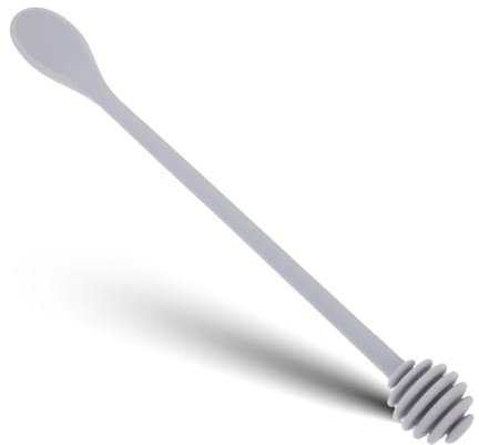 ELAYARD Cuchara Agitadora De Miel con Mango De Silicona Segura para Uso Doméstico para Dispensar Jarabes Melaza y Mermeladas Colores Aleatorios