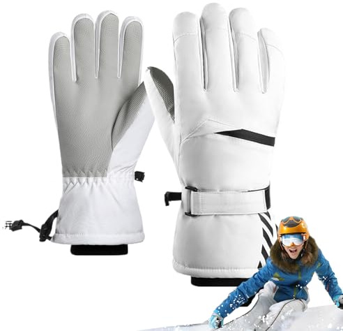 Gungtj Guanti invernali impermeabili,Mufetti da ciclismo | Guanti tattili impermeabili riscaldanti anti antivento uomini donne | Lavoro freddo ciclismo escursionismo sci snowboard pattinaggio inverno