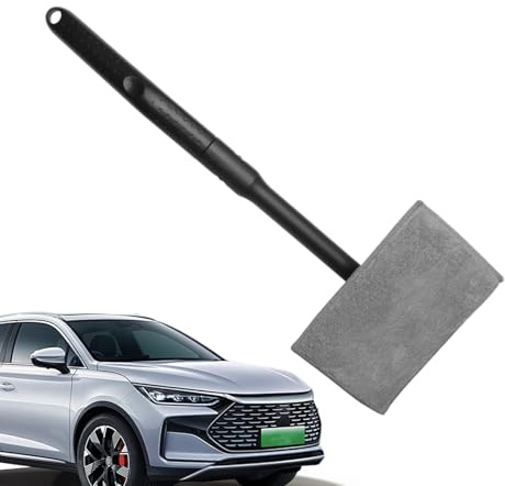 Generico Strumento Pulitore Parabrezza Auto - Manico Staccabile Lavavetri per Autoveicoli | Strumento Antiappannamento per Auto | Guida Sicura Vetro Esterno Neve Polvere