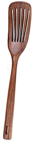 RASTKY Spatola in Legno Pala Liscia Antiaderente per Cucinare, Adatta per Uso Domestico, Materiale Teak (spatola)