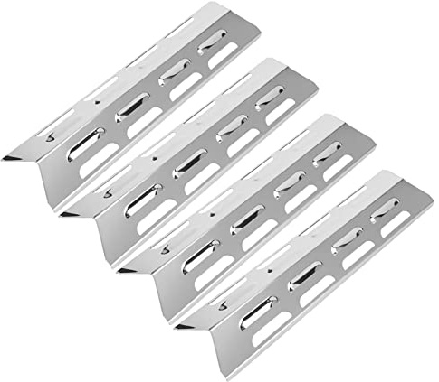 Hangsu Lot de 4 tentes chauffantes pour barbecue à gaz en acier inoxydable - Pour barbecue - En acier inoxydable