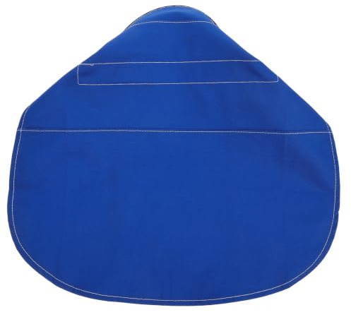 HOODANCOS Capot de Soudage Protection Tête et Cou Bleu Couverture Étendue de Soudage en Tissu Ignifuge Installation Facile, pour Soudeurs