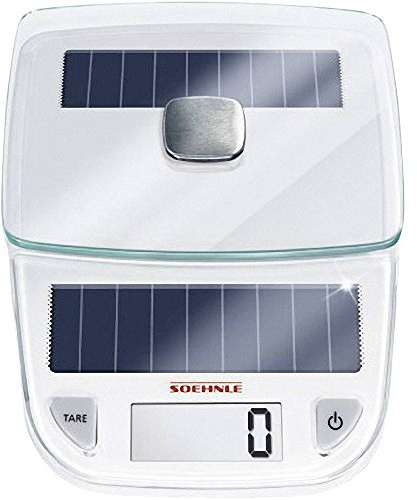 Soehnle 2046541 Easy Solar Balance de Cuisine Electronique Plastique 23 x 15 x 3,5 cm