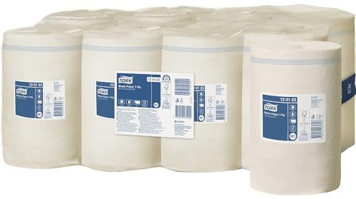 Tork 120123 Basic Mini Centerfeed Polierpapier, 1-lagig, M1