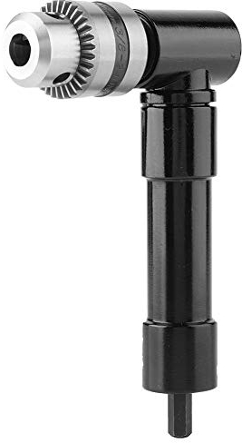 Right Angle Chuck for Drill, 90 Degree Chuck Drill Attachment Drill Bit Extension Holder Right Angle
