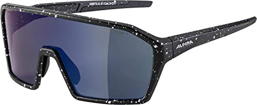 ALPINA RAM Q-LITE - Verspiegelte Sport- & Fahrradbrille Für Erwachsene, kontrastverstärkend, Beschlagfrei, mit UV-A-, B- & -C-Schutz