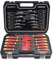HASKYY 11 pcs 1000V jeu de tournevis d'électricien jeu d'outils Phillips CROSS + SLOT Lame acier chrome-vanadium