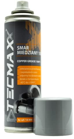 TECMAXX Kupfer Schmierfett im Spray 200 ml - Effizient Schmieröl - Wasserdicht Lagerfett - Hochtemperaturfett bis +1000°C - Korrosionsschutz