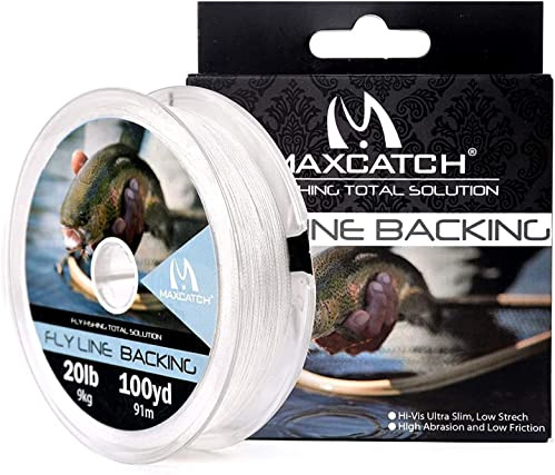MAXIMUMCATCH Fliegenfischen Backing Fliegenfischen geflochtene Nylon Schnüre 20/30lb,100/300yards