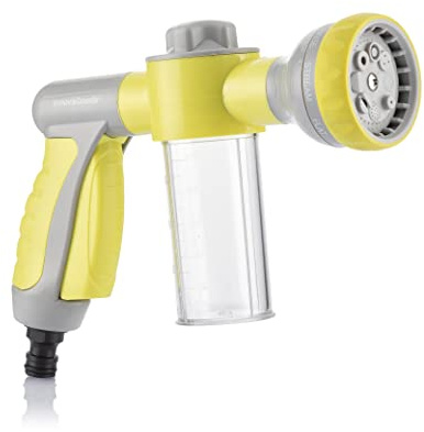 InnovaGoods® Vattensprutpistol med 8i1-tank, rengör olika ytor snabbt och enkelt, med olika munstycken och tillbehör, perfekt för hemmet.