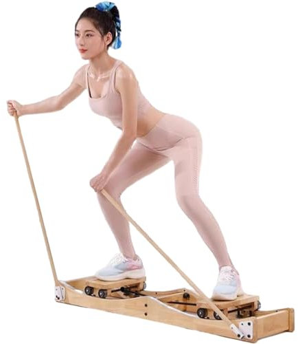 Skitrainer-Maschine, 3D-Cross-Cardio-Maschinentrainer Mit Mehreren Trainingsmodi,genaue Simulation des Skifahrens,Reduzierung Von Fitnessverlust,für Hockey,Eislaufen,Tennis, Skifahren,Pilates