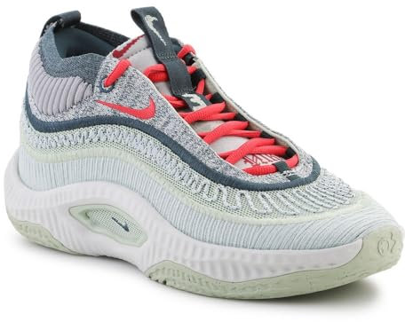 NIKE Cosmic Unity 3 Scarpe Da Pallacanestro Adulto DV2757-100, Argento chiaro/Giungla profonda/Melata/Bianco, 47.5 EU