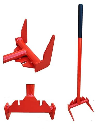 Lattenheber zur Demontage von Paneelen Dachlattenheber Ziehhaken Stahl (75 cm)