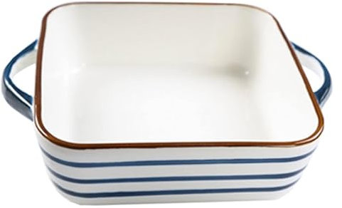 SHEDIE Baking tray,enamel roasting tin，baking tray set， Small Ceramic Bakeware Pan For One Person, Porcelain Baking Dish Oven