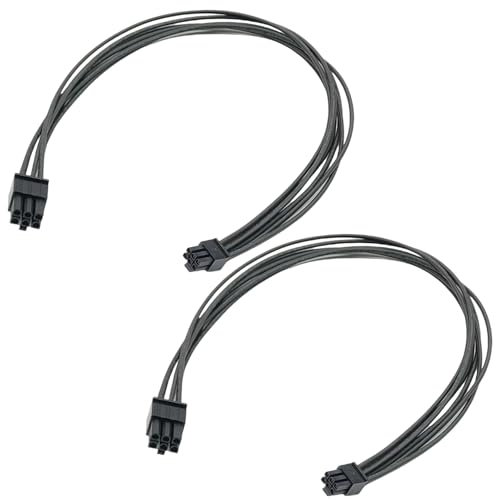 Cable de alimentación de tarjeta gráfica PCIE de 6 pines a PCIE de 6 pines para tarjeta de video, conector adaptador de alimentación de repuesto para escritorio