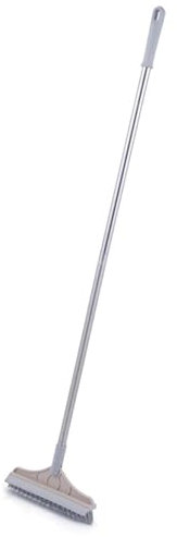 Spazzola Per Pulire Le Fughe Con Manico Lungo, Spazzolone Con Setole Rigide, Spazzola Pavimenti A Formas Di V Regolabile, Spazzola Per Pulizia Fessure Girevole A 120° Per Pareti, Bagno, Cucina