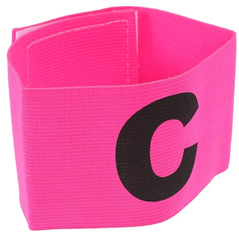 ARTSEWPLY Fußball Kapitänsbinde Verstellbar Aus Nylon Farbige Fußballarmbinde Für Spielleiter Leichtes Kompaktes Armband Mit Klarem Druck Für Fußballspiele Und Training
