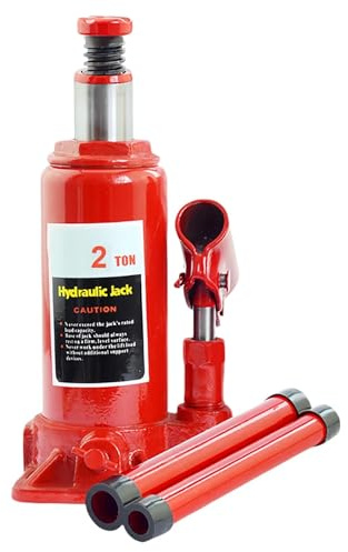 LCQSYE hebebühne Auto 2/5/10 Tonnen geschweißte hydraulische Auto-Hydraulik-Wagenheber-Wagenheber-Werkzeuge für die Reparatur von Auto-Pickups und Wohnmobilen Getriebeheber(2 Ton)