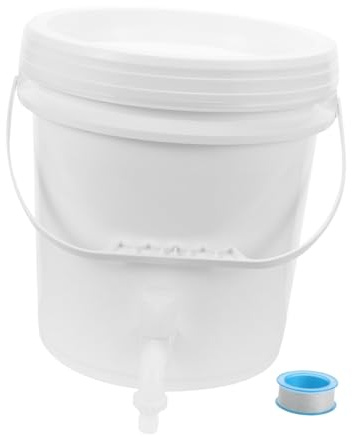 HORIALENCE Contenitore Per Acqua Da Campeggio Con Rubinetto, Secchio D'acqua 10 Litri in Plastica Spessa, Brocca Portatile Per Esterni e Viaggi