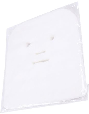 Gogogmee 100 Stück Einweg Gesichtstücher aus hautfreundlichem Papier Vorgeschnittene Gesichtsmasken für Spa Hautpflege und Kosmetikstudios Sanfte Feuchtigkeitsmasken für Modellierung und