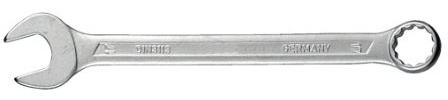 CONNEX Gabel-Ringschlüssel, abgewinkelt, Chrom Vanadium, 22 mm