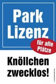 Gilde Parkscheibe Park Lizenz