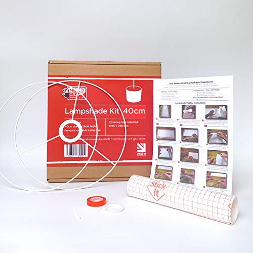 Juego de accesorios para hacer pantallas para lámparas (40 cm)