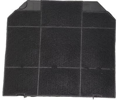 Electrolux EFF72 / EFF722 Kohlefilter / Aktivkohlefilter, Maße 267 x 237 x 16 mm, Passend für diverse Modelle, Kohlenstoff, Utilitarian, 1 Stück