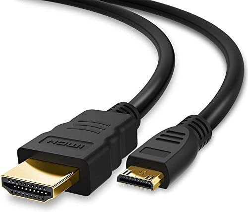 Cavo mini HDMI compatibile con Panasonic K1HY19YY0021. Compatibile con le fotocamere digitali Panasonic Lumix elencate di seguito