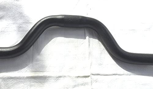 Alu Lenker Riser Bar Handlebar Fixie Fixed Single Speed Singlespeed 520*H80 mm (Schwarz)